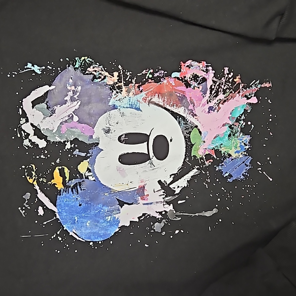 Desigual. Mickey Mouse Black Hooded Sweatshirt - Picture 5 of 16